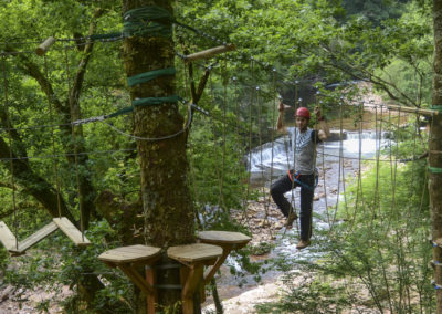 Parc Aventure - Pays Basque - accrobranche- parcours dans les arbres- bidarray