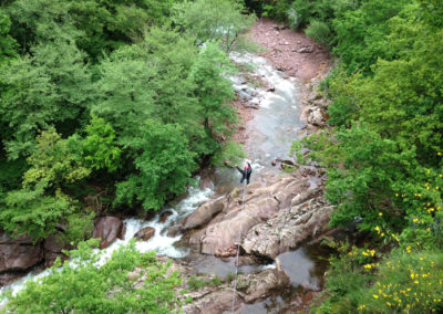 tyrolienne a bidarray -parc aventure pays basque-activité de groupe